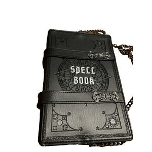 Spirit Halloween Book of Spells Crossbody Purse Handbag Goth Witch Mystical